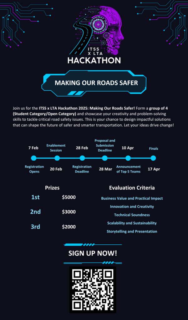 ITSS x LTA Hackathon 2025: Making Our Roads Safer